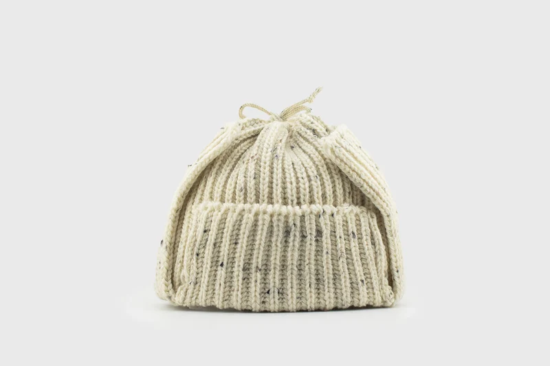 Merino Wool Flight Cap [Ecru]