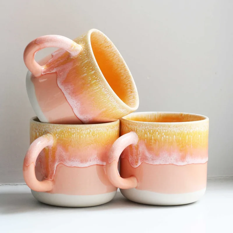 chug mug - orange / yellow / red shades