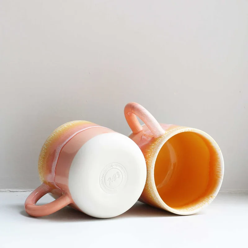 chug mug - orange / yellow / red shades