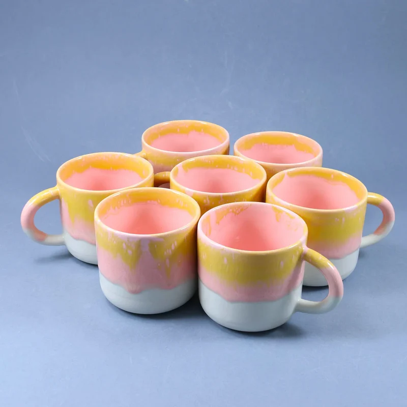chug mug - orange / yellow / red shades