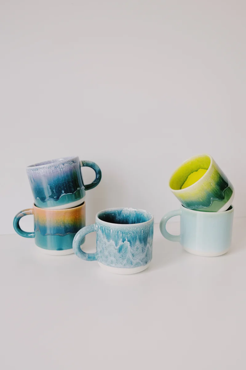 chug mug - green shades