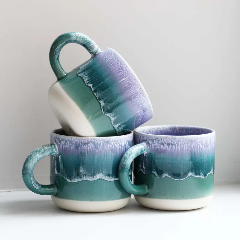 chug mug - green shades