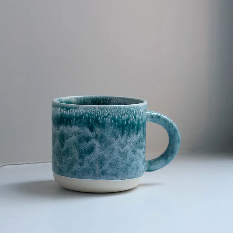 chug mug - green shades