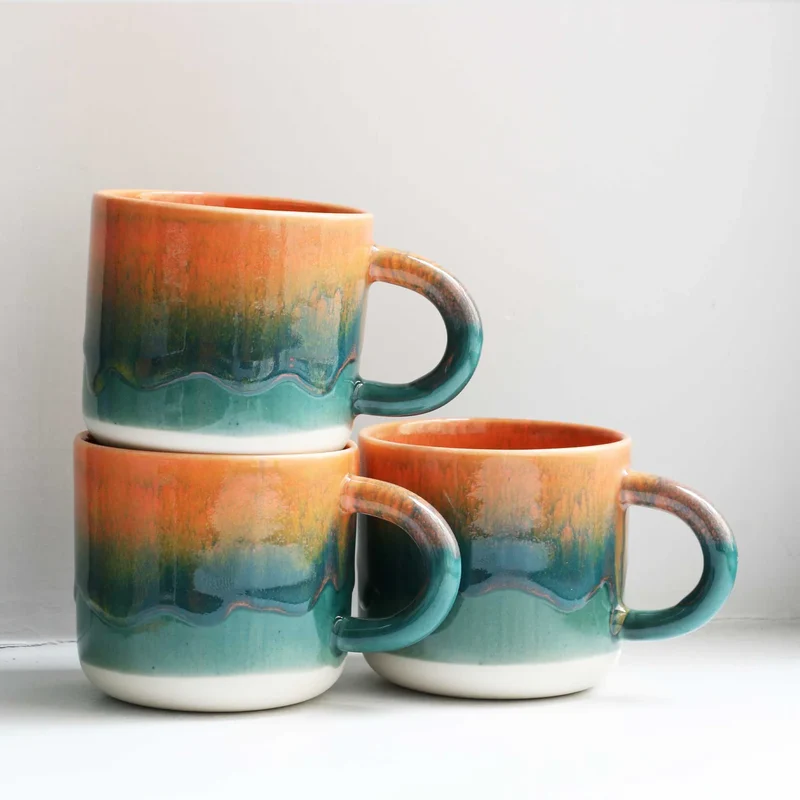 chug mug - green shades