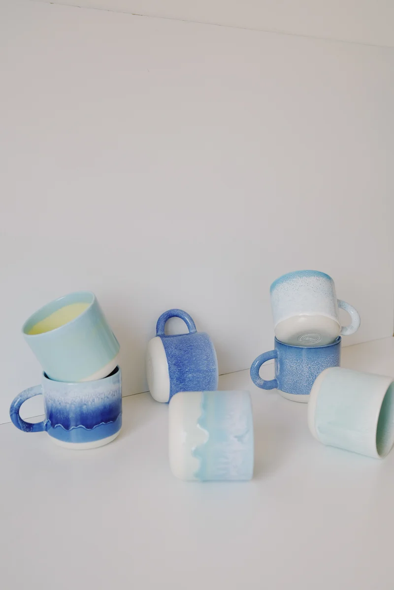 chug mug - blue shades