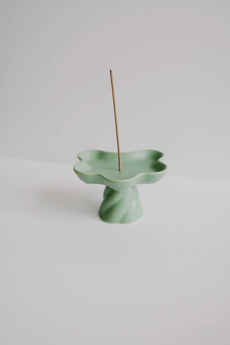 Incense Holder - Templo - Green