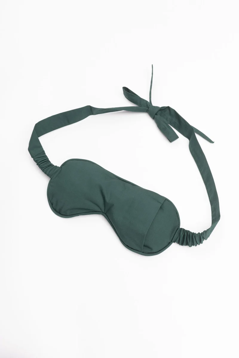 Eye Mask - RAHA - Stripes - Green