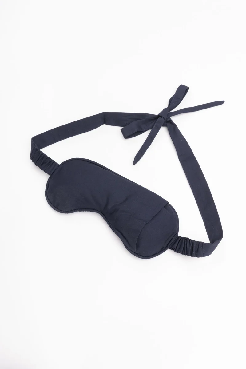 Eye Mask - RAHA - Checked - Marine