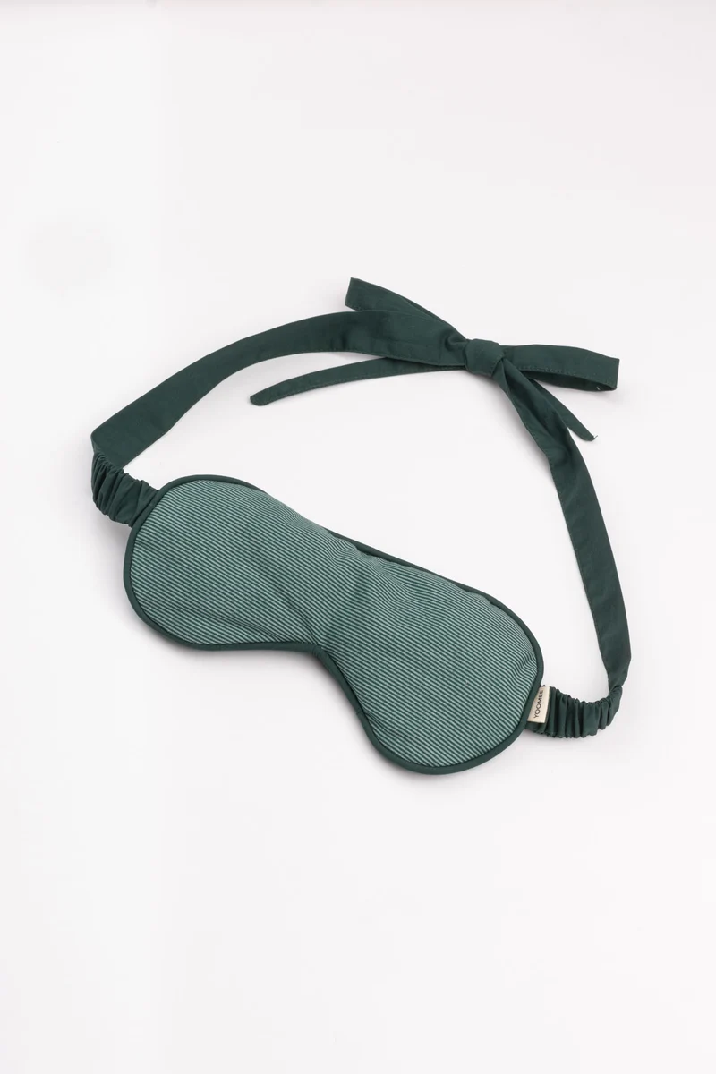 Eye Mask - RAHA - Lines - Green