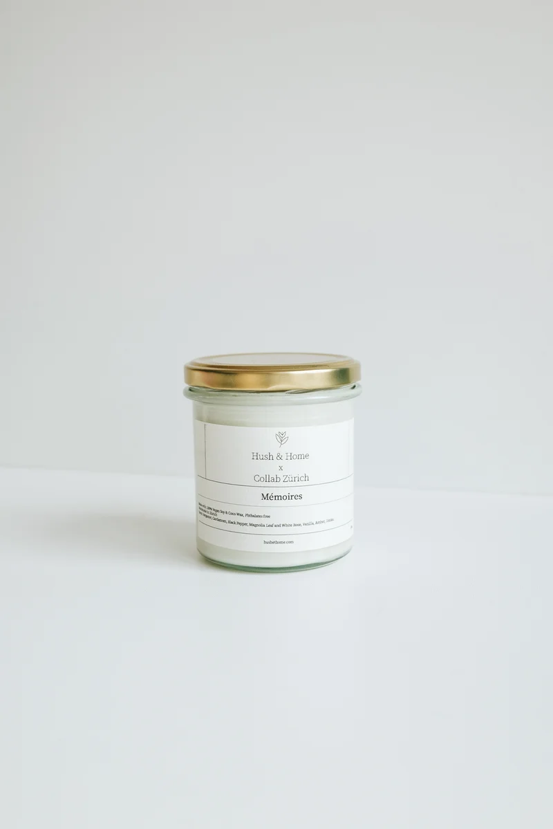 scented candle - mémoires