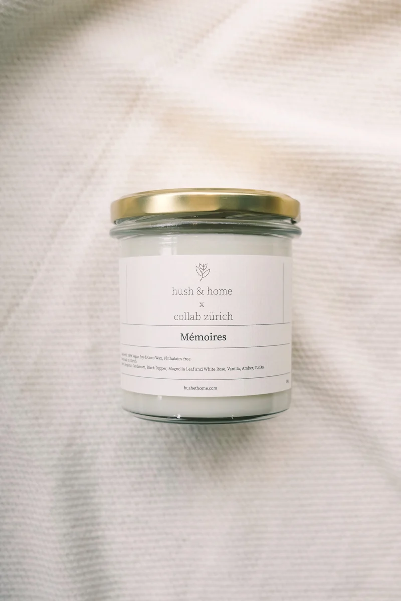 scented candle - mémoires