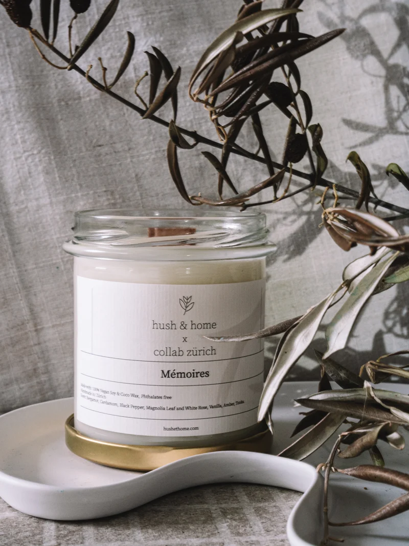 scented candle - mémoires