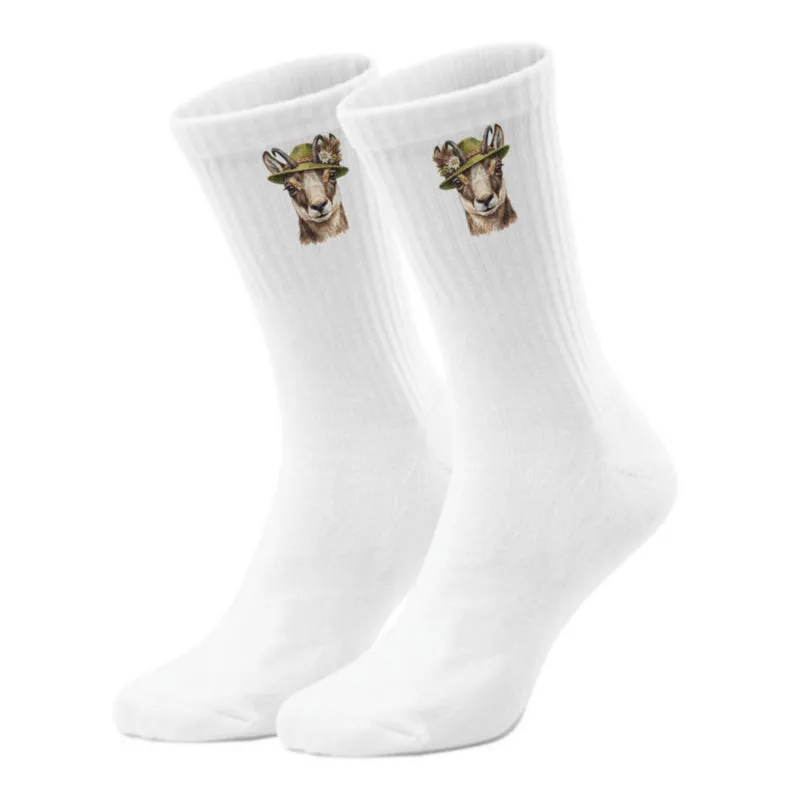 epicsocks Alpen Charme Alm und Berg Gams Socken in 37-41 im Paar