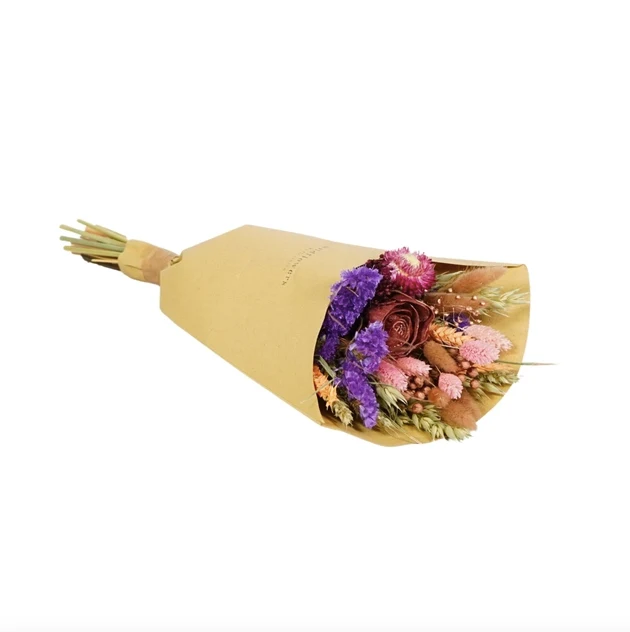 Dried Flowers - Bouquet - Burgundy