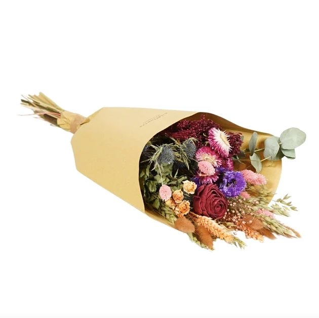 Dried Flowers - Bouquet - Burgundy