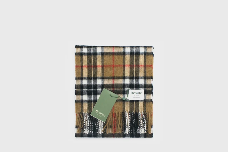 Merino Lambswool Scarf [Camel Thompson]