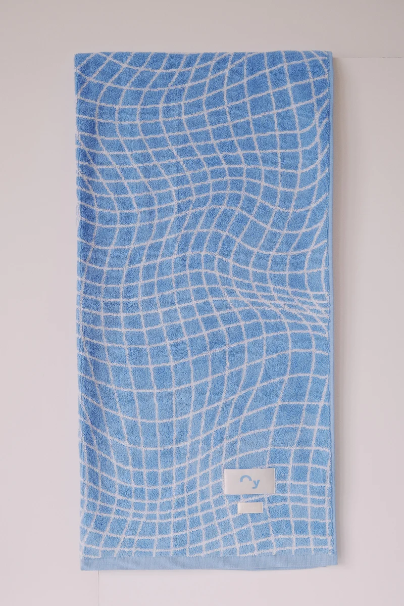 Terry Towel - Blue Pool