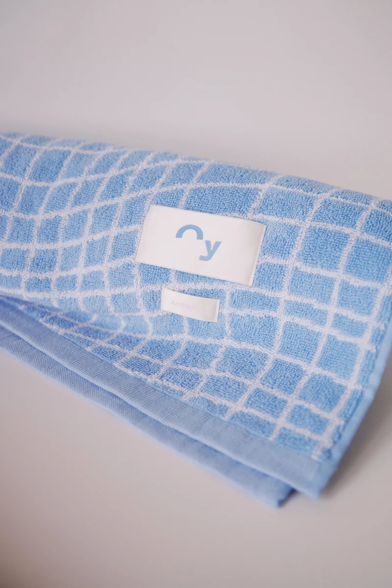 Terry Towel - Blue Pool