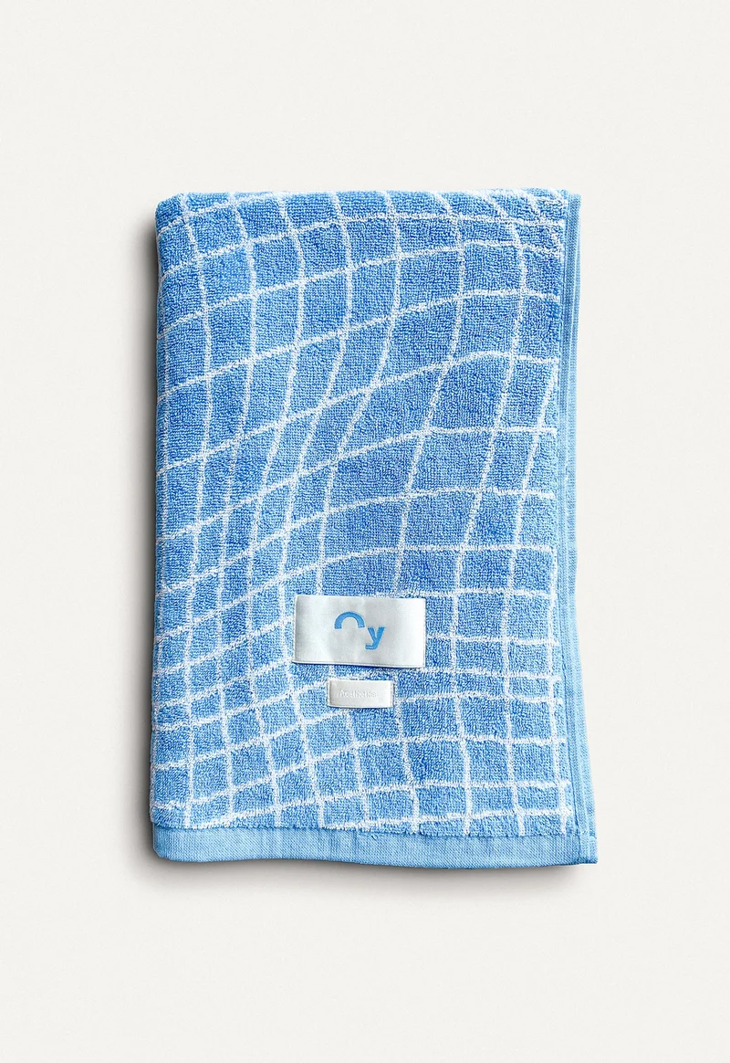 Terry Towel - Blue Pool
