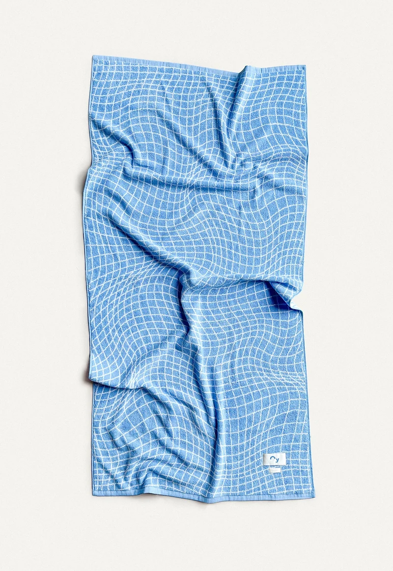 Terry Towel - Blue Pool