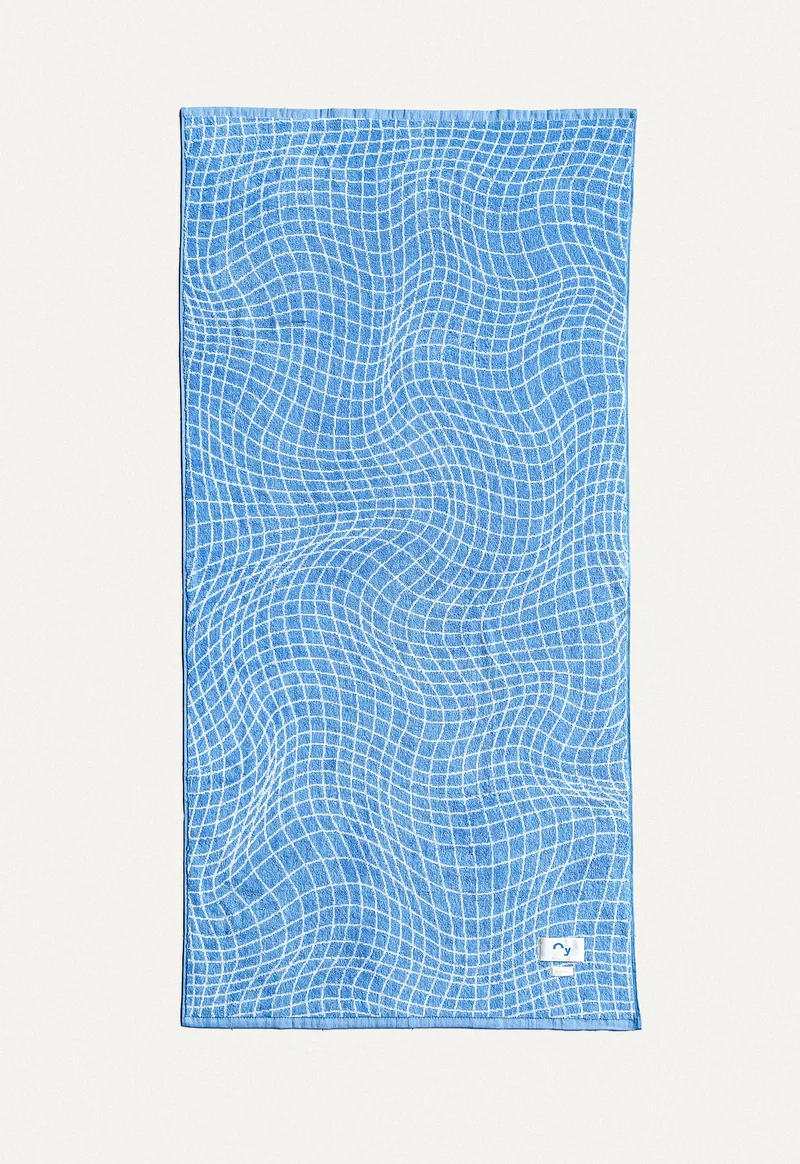Terry Towel - Blue Pool