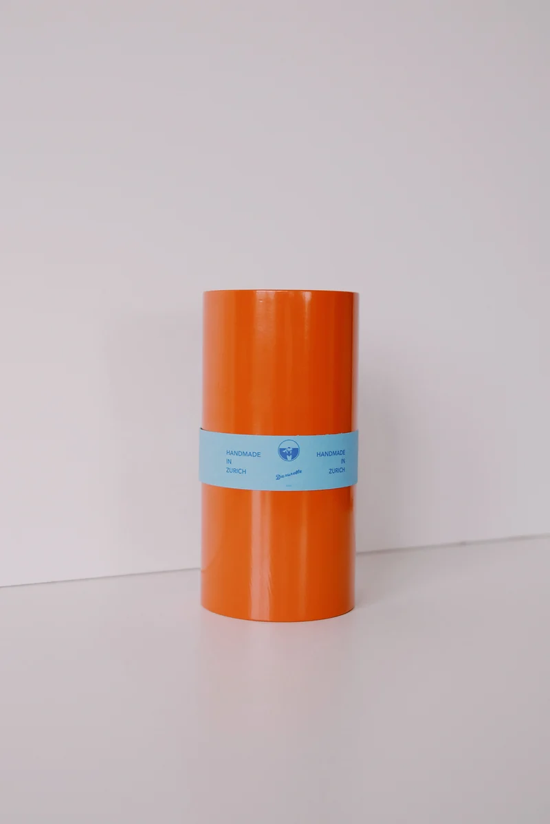 Stainless Steel Vase - Orange