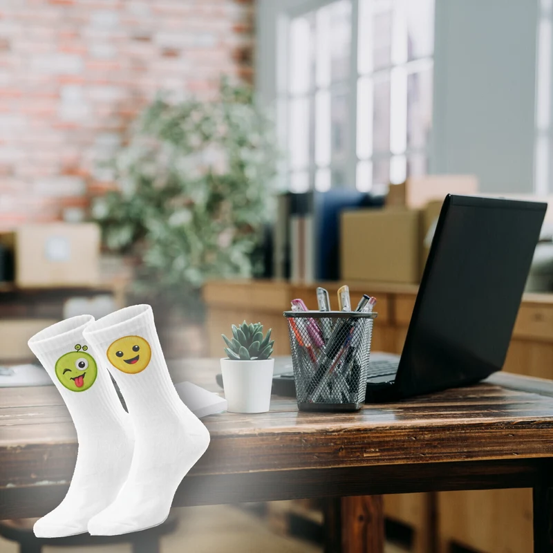 epicsocks Emo Moods Happy Frech Socken in 37-41 im Paar