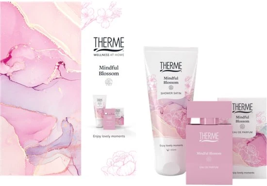 THERME Mindful Blossom Perfume Gift Set - geschenkset - Eau de Parfum 30 ml+Shower Satin 200 ml