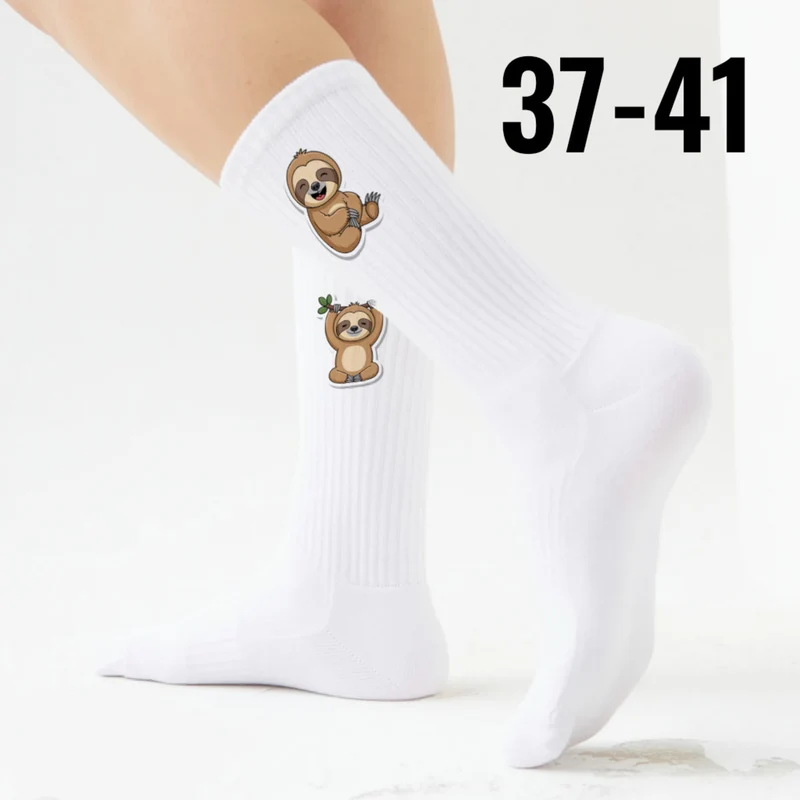 epicsocks Faultier Freude Socken in 37-41 im 6er Set in Geschenkdose im 6er Set in Geschenkbox