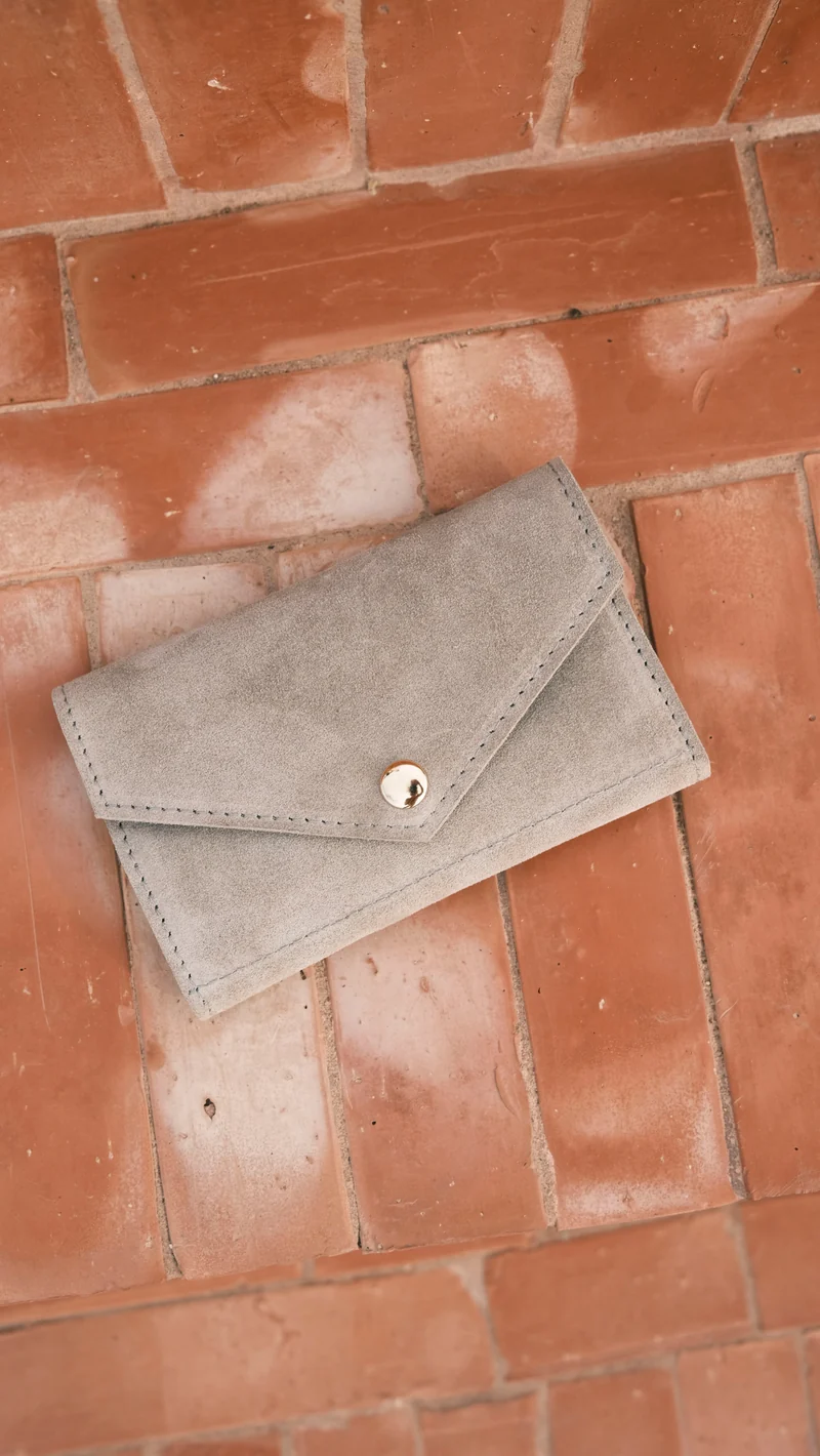 Flip Wallet - DENYA - Taupe