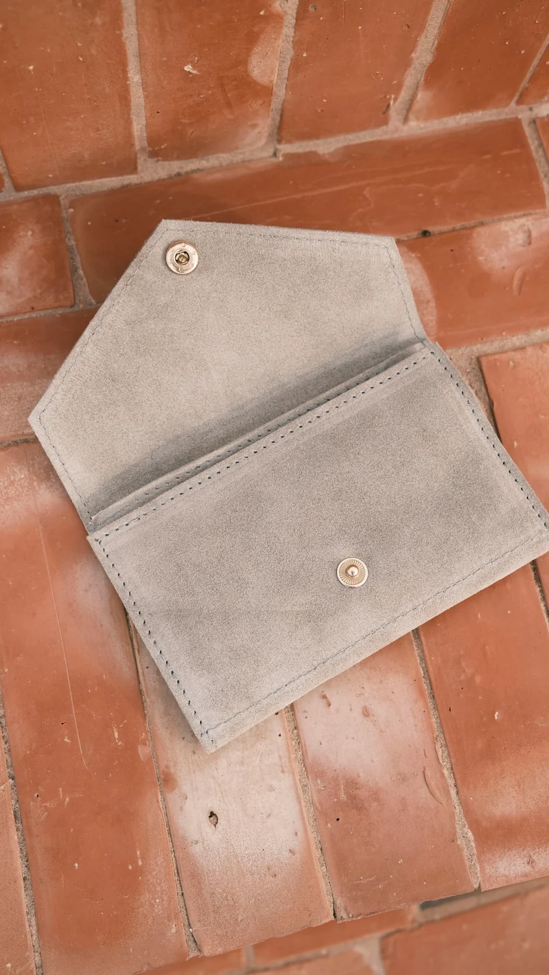 Flip Wallet - DENYA - Taupe