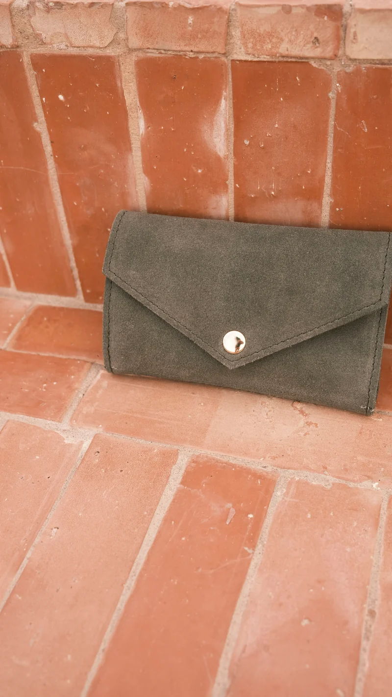 Flip Wallet - DENYA - Olive