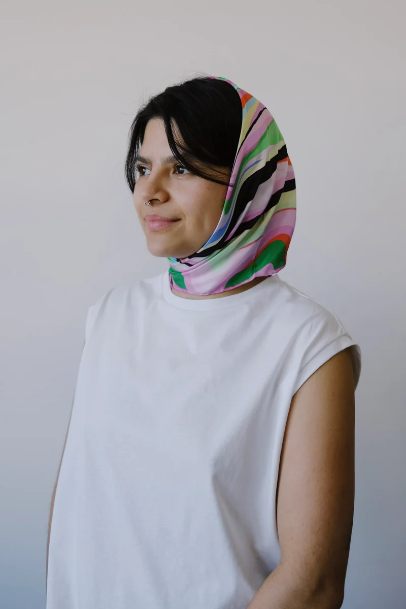 silk scarf - confuso