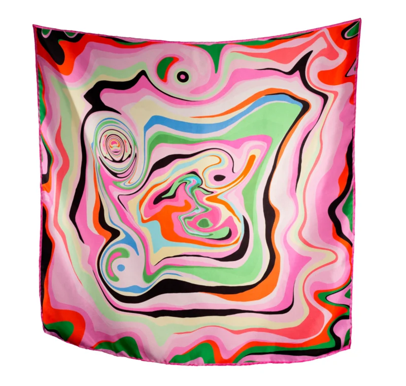 silk scarf - confuso