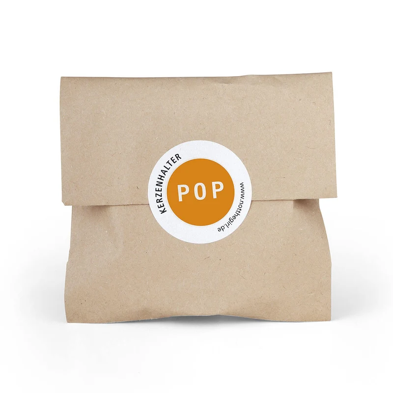 candle holder - POP - orange