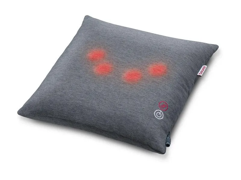 Beurer Massage-Kissen Shiatsu MG135, grau, 40 x 40 x 10 cm