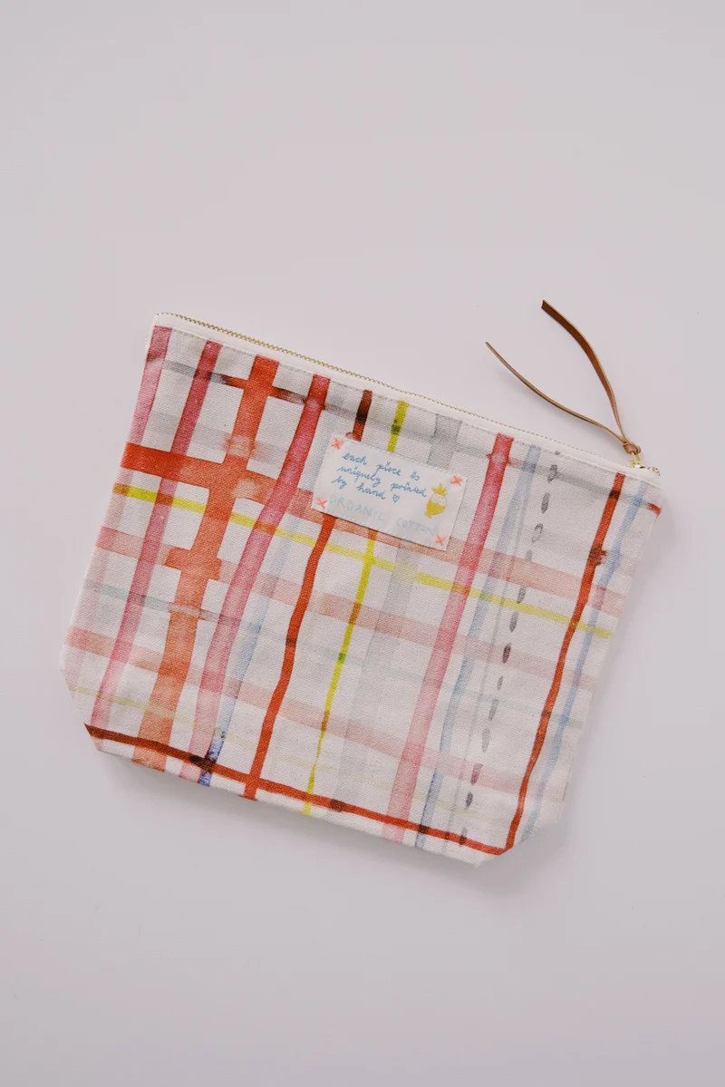 Pouch - Red Check