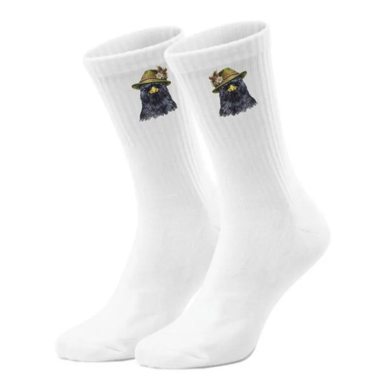 epicsocks Alpen Charme Wald und Luft Alpendohle Socken in 37-41 im Paar