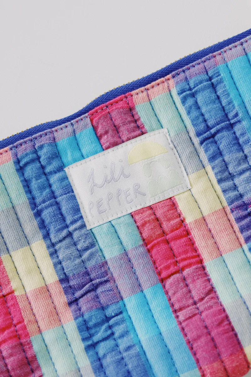 Pouch - Harlekin - Quilted