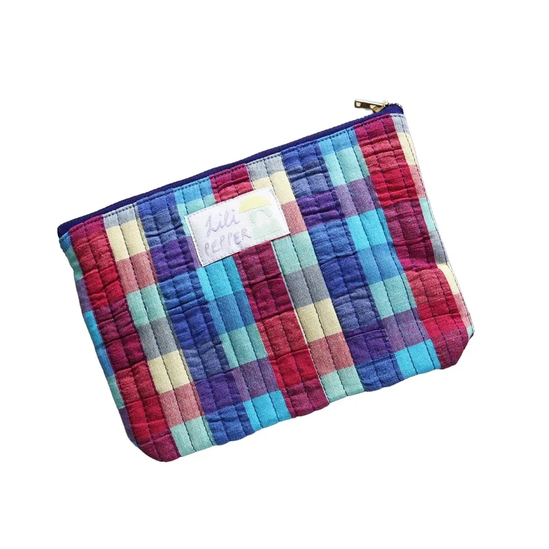 Pouch - Harlekin - Quilted