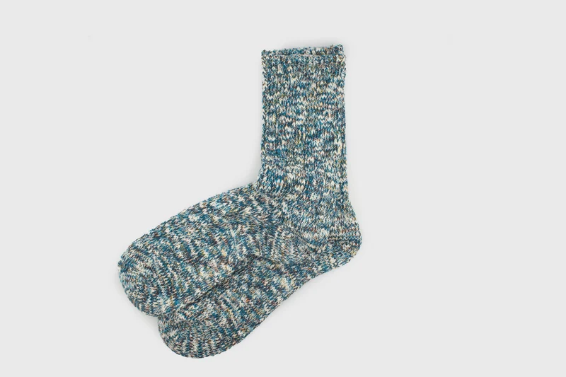 Slub Twister Socks [Blue]