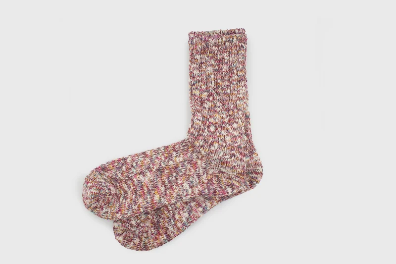 Slub Twister Socks [Pink]