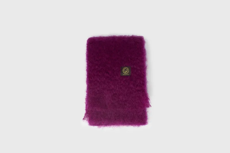Mohair Plain Scarf [Pink]