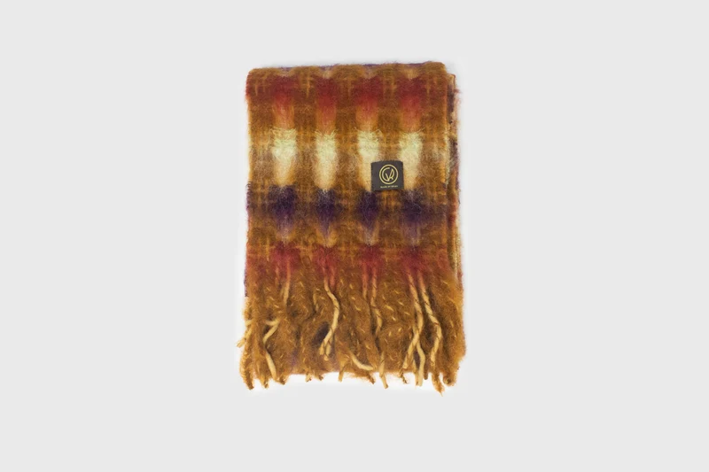 Mohair 'Mia' Scarf [Rust]