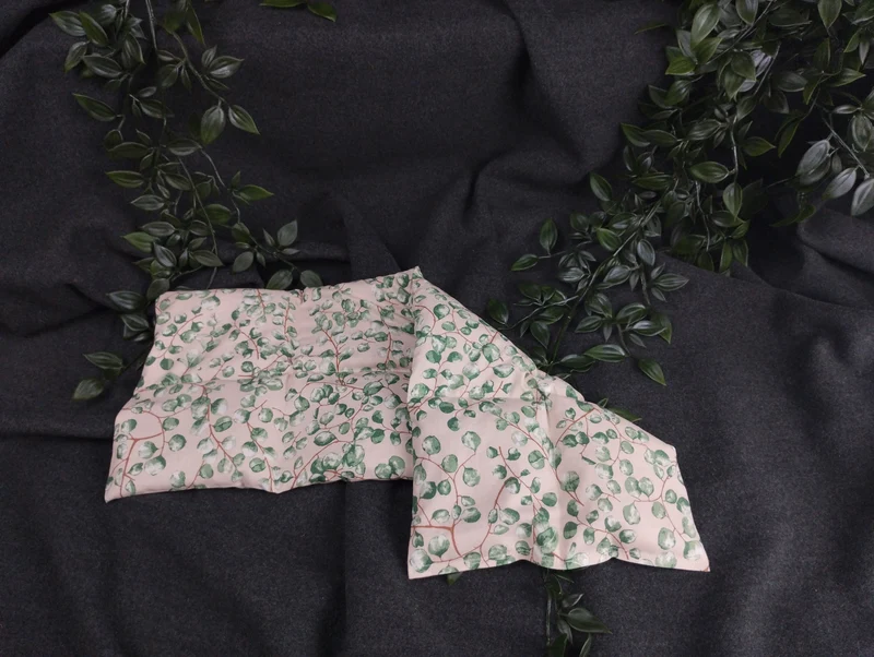Körnerkissen Eucalyptus rosé/beige