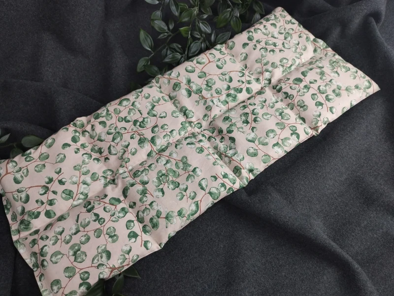 Körnerkissen Eucalyptus rosé/beige