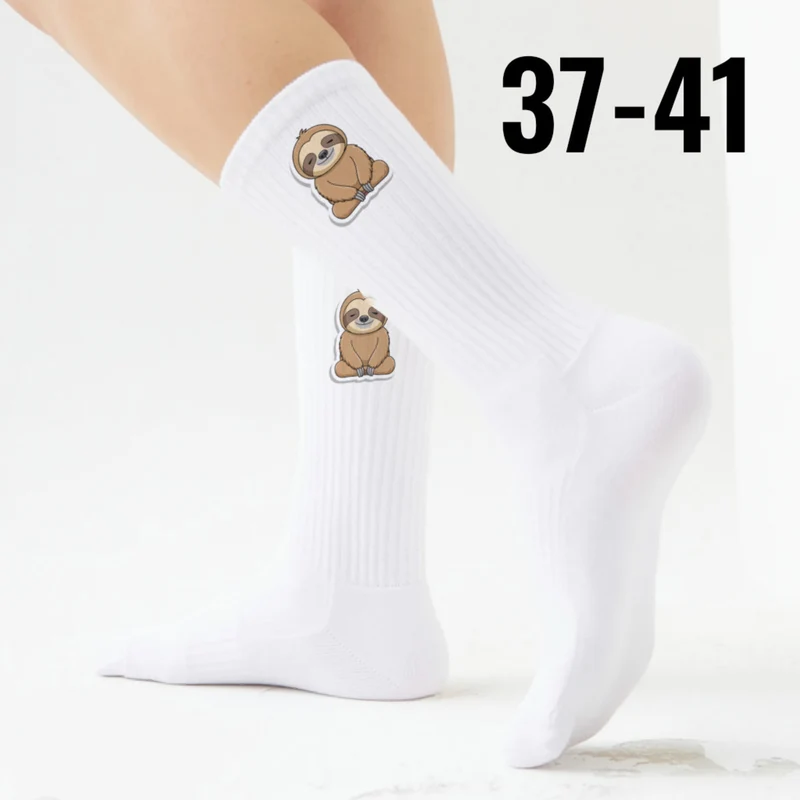epicsocks Faultier Freude meditierendes Faultier Socken in 37-41 im Paar