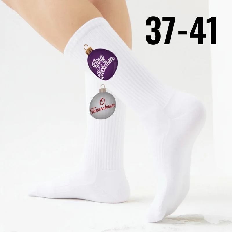 epicsocks Weihnachtsklänge Socken in 37-41 im 6er Set in Geschenkdose im 6er Set in Geschenkbox