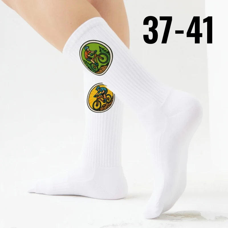 epicsocks Fahrradabenteuer Socken in 37-41 im 6er Set in Geschenkdose im 6er Set in Geschenkbox