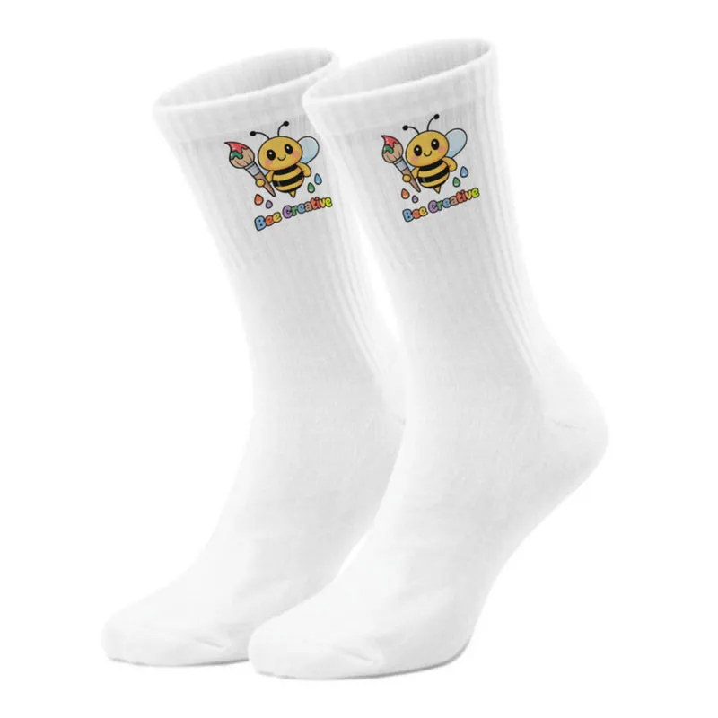 epicsocks Bee Adventures Künstler-Biene Socken in 37-41 im Paar